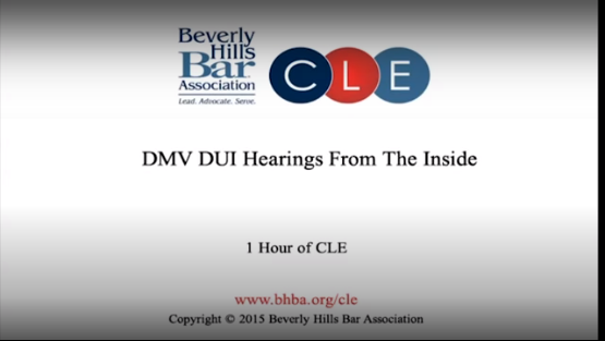 DMV DUI Hearings